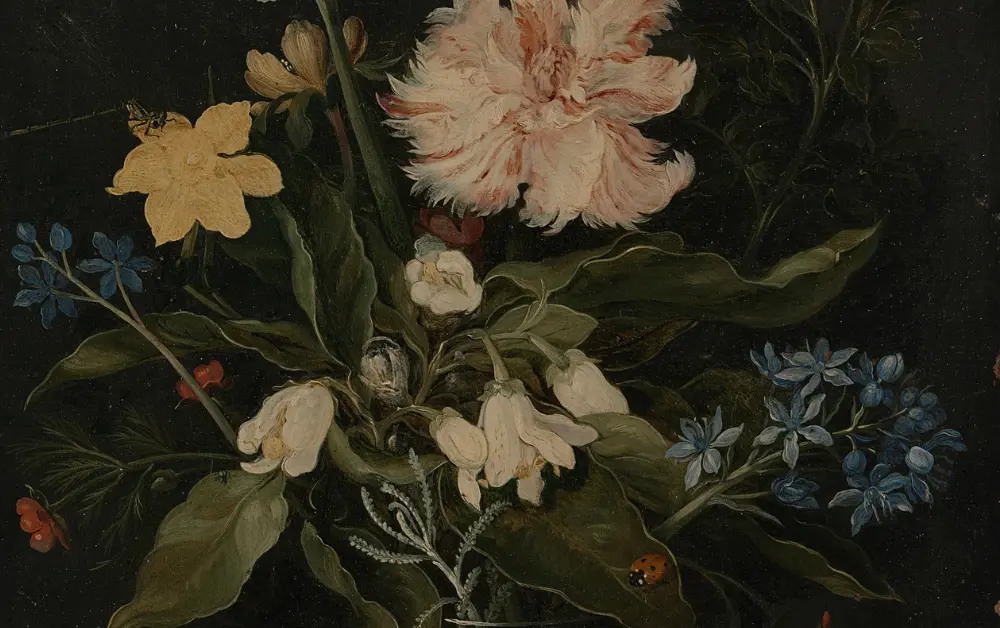 How scent in Skincare Affects Your Mood: The Science Behind Scent Vintage-style painting of assorted flowers representing natural botanical scents