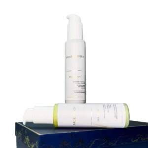 SNAYRAH Face Wash and Face & Body Moisturiser gift set with premium blue gift box